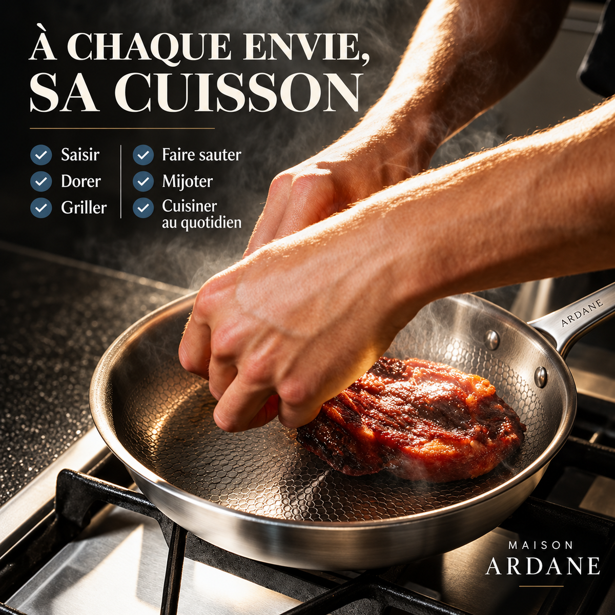 Poêle en titane Ardane