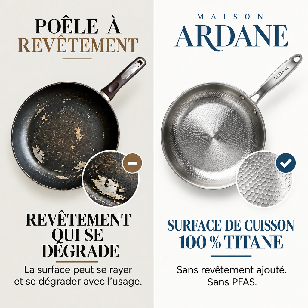 Poêle en titane Ardane