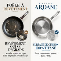 Poêle en titane Ardane