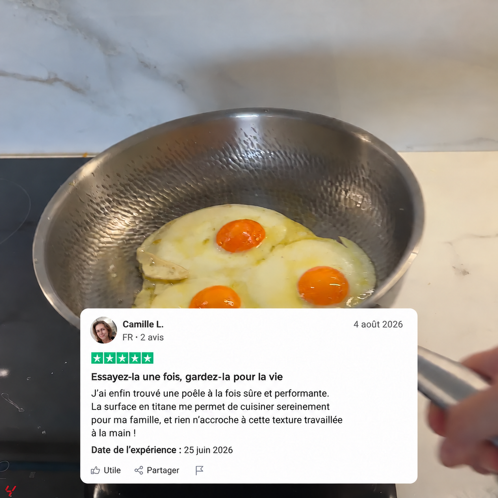 Poêle en titane Ardane